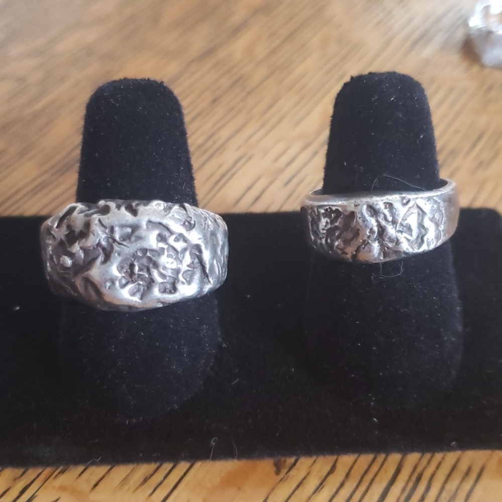 Sterling Silver matching rings-SOLD